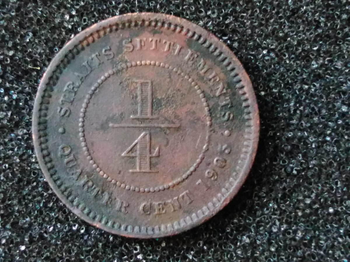 Straits-Settlements-Quarters-And-Halves,-How-To-Remove-Black-Blotches?